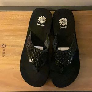 Yellow Box Perry Wedge Sandal